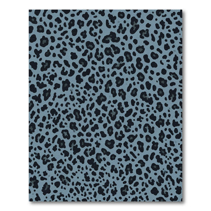 Stunning Slate Cheetah Spots Composition Rug