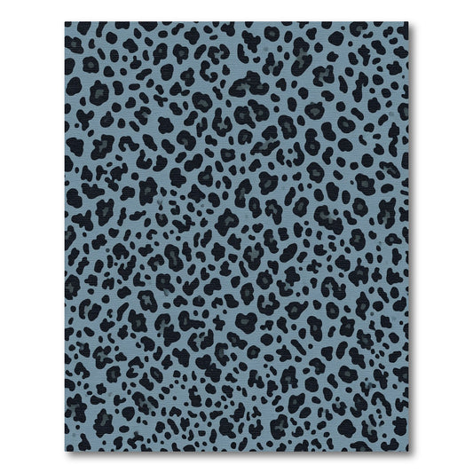 Stunning Slate Cheetah Spots Composition Rug