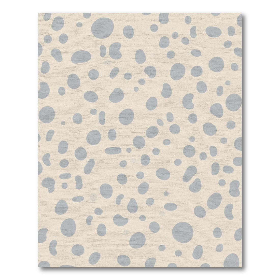 Pale Blue Irregular Dot Scatter Rug