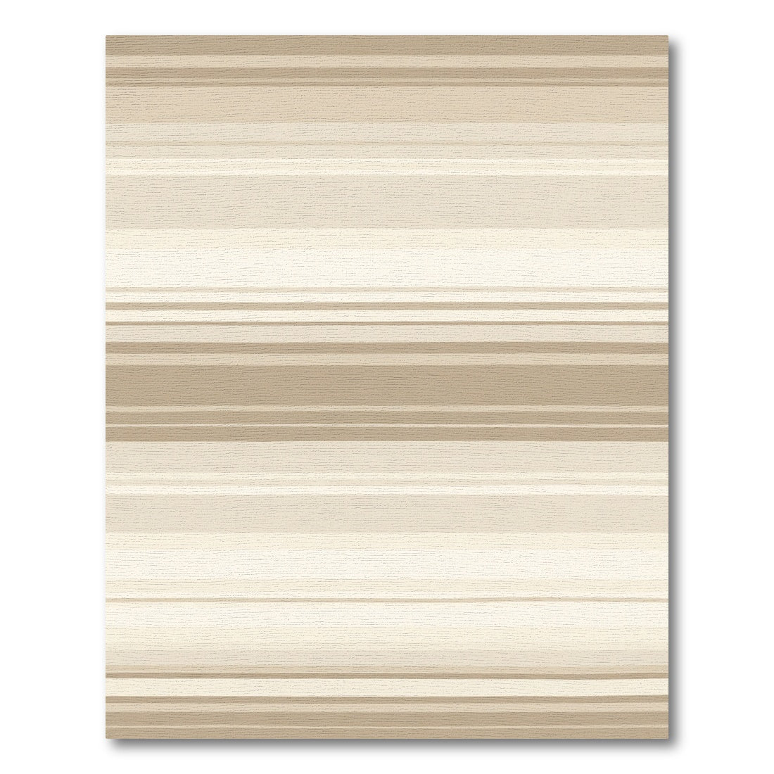 Neutral Earthy Tone Striped Lines Rug