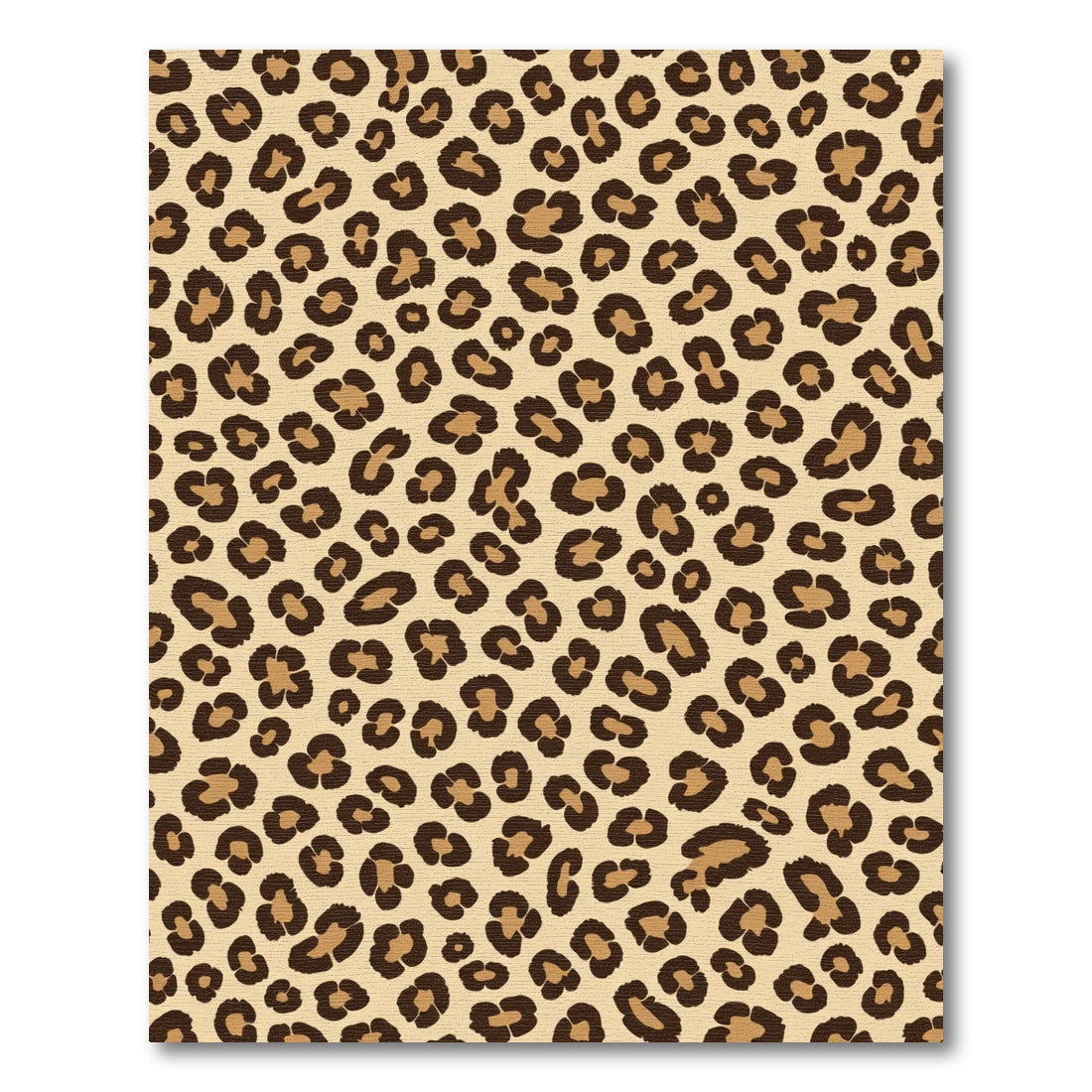 Savanna Brown Animal Print Rug