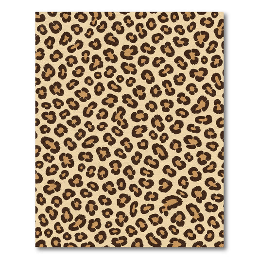 Savanna Brown Animal Print Rug