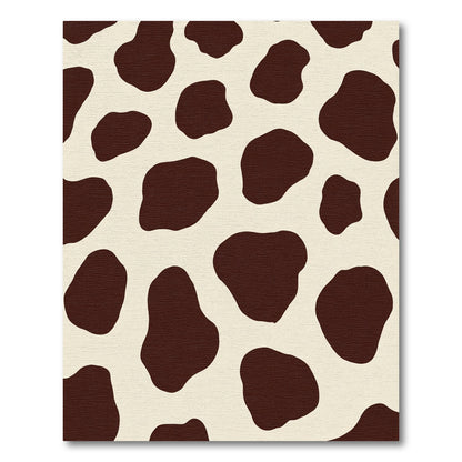 Organic Brown Spots Cream Rug