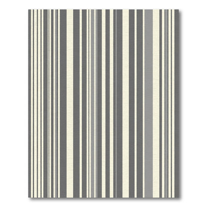 Modern Gray Beige Vertical Stripe Rug