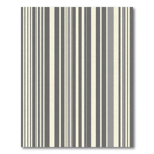 Modern Gray Beige Vertical Stripe Rug