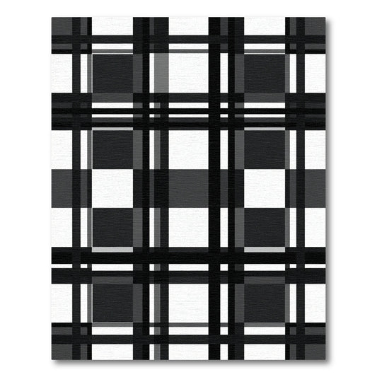 Monochromatic Bold Plaid Lattice Rug