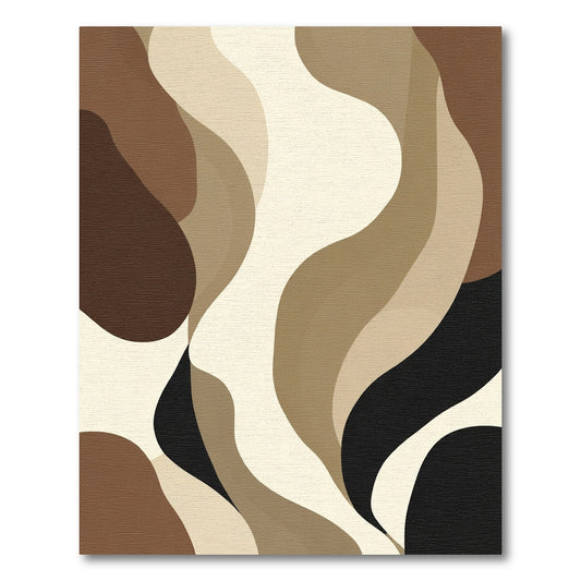 Earthy Tones Organic Flow Rug