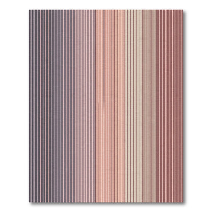 Blended Vertical Stripes Gradient Rug