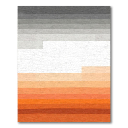Ombre Gradient Horizontal Stripe Rug