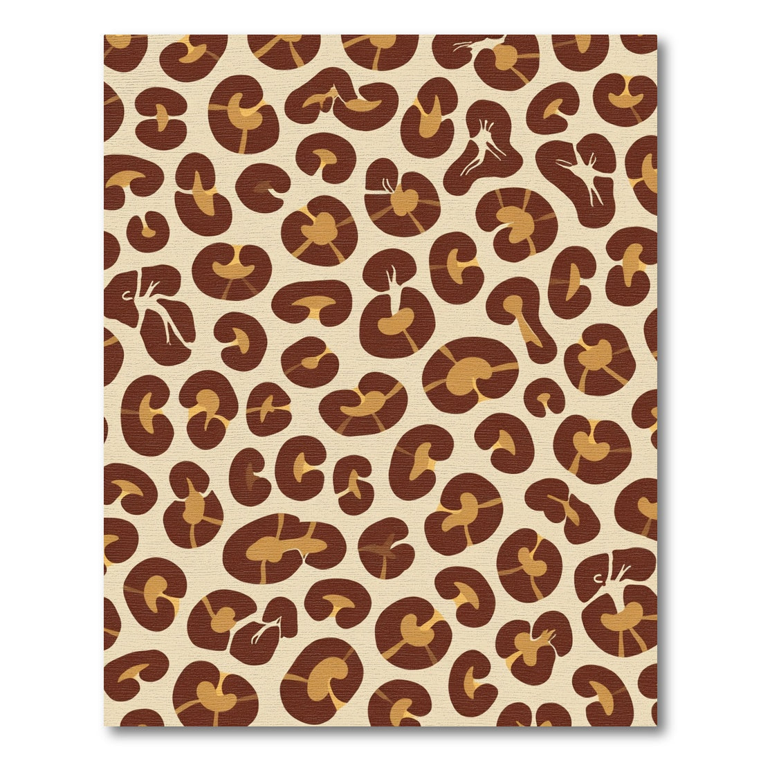 Spotted Earth Tones Animal Print Rug