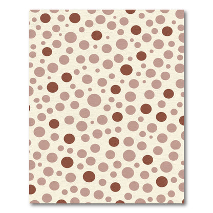 Earthy Polka Dot Scatter Rug