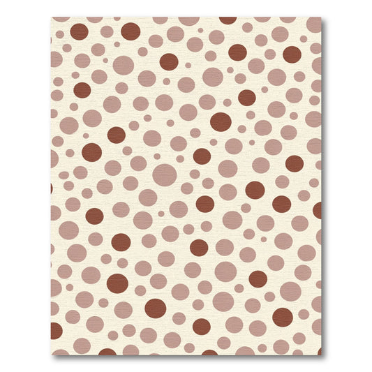 Earthy Polka Dot Scatter Rug