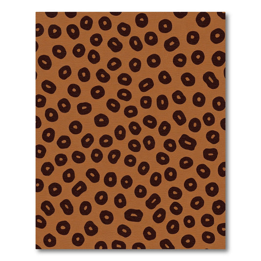 Terra Cotta Dotted Animal Spots Rug