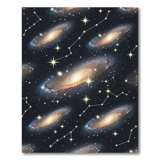 Cosmic Celestial Galaxy Stars Sky Rug