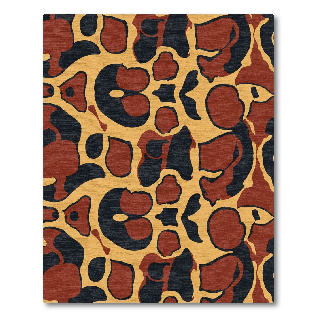 Contemporary Cheetah Spot Animal Print Rug