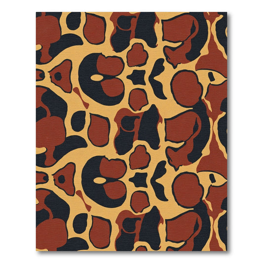 Contemporary Cheetah Spot Animal Print Rug