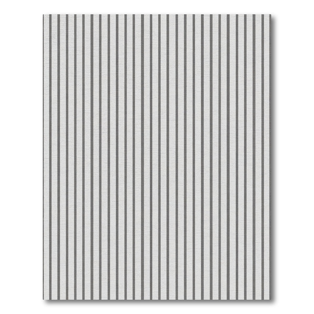 Sleek Gray Parallel Lines Rug