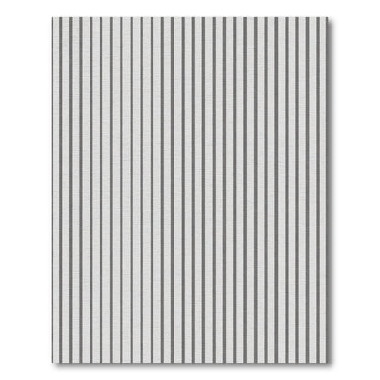 Sleek Gray Parallel Lines Rug