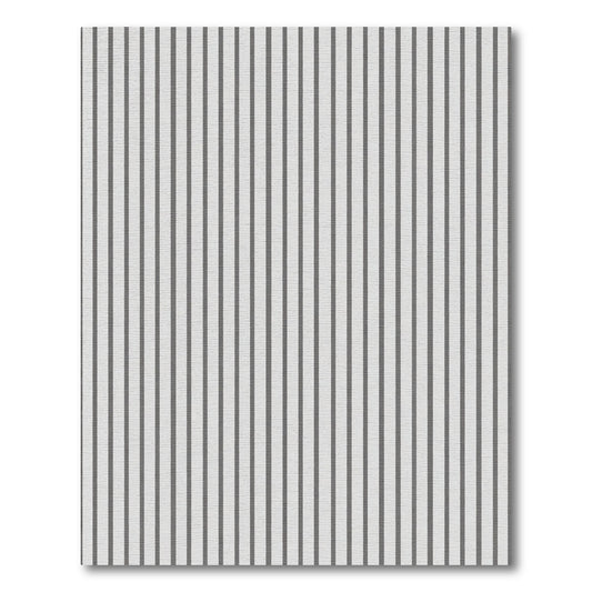 Sleek Gray Parallel Lines Rug