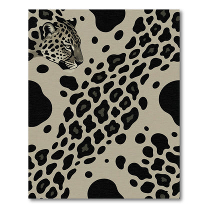 Chic Leopard Spots Abstract Rug