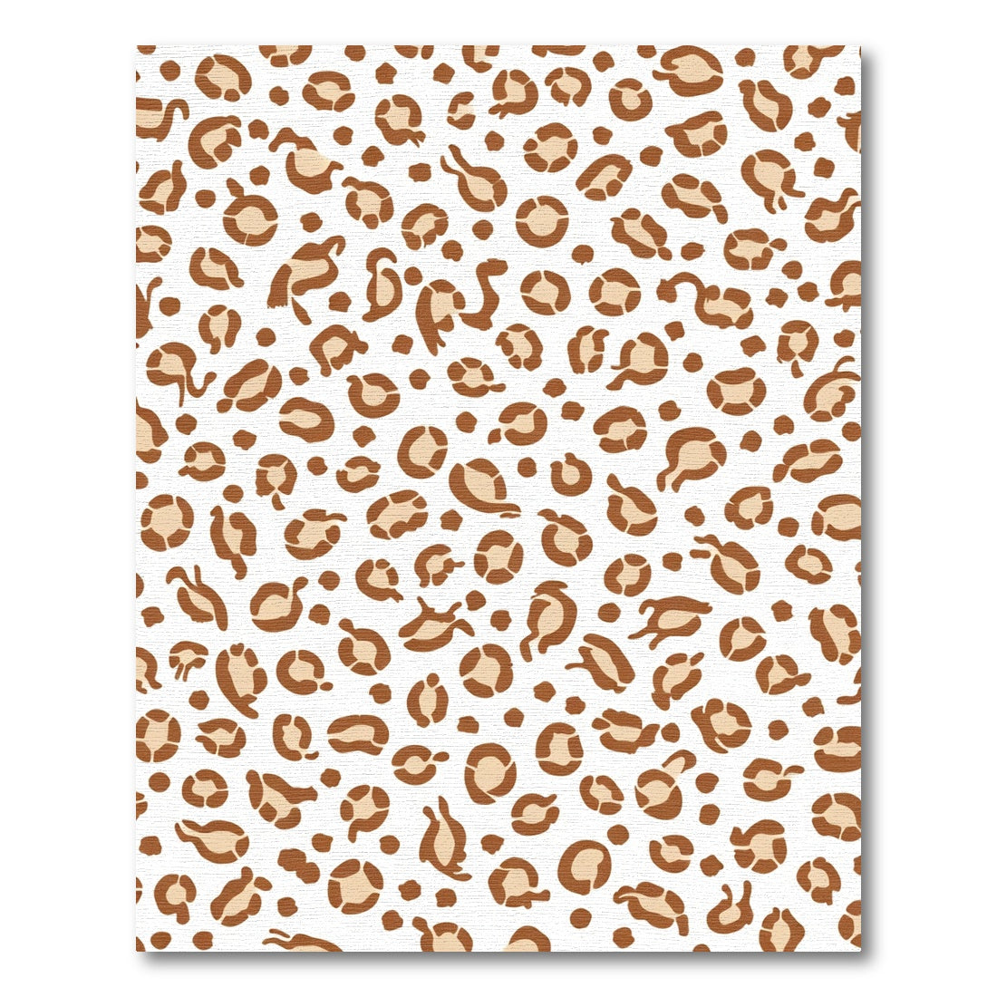 Brown Leopard Spots All Over Rug