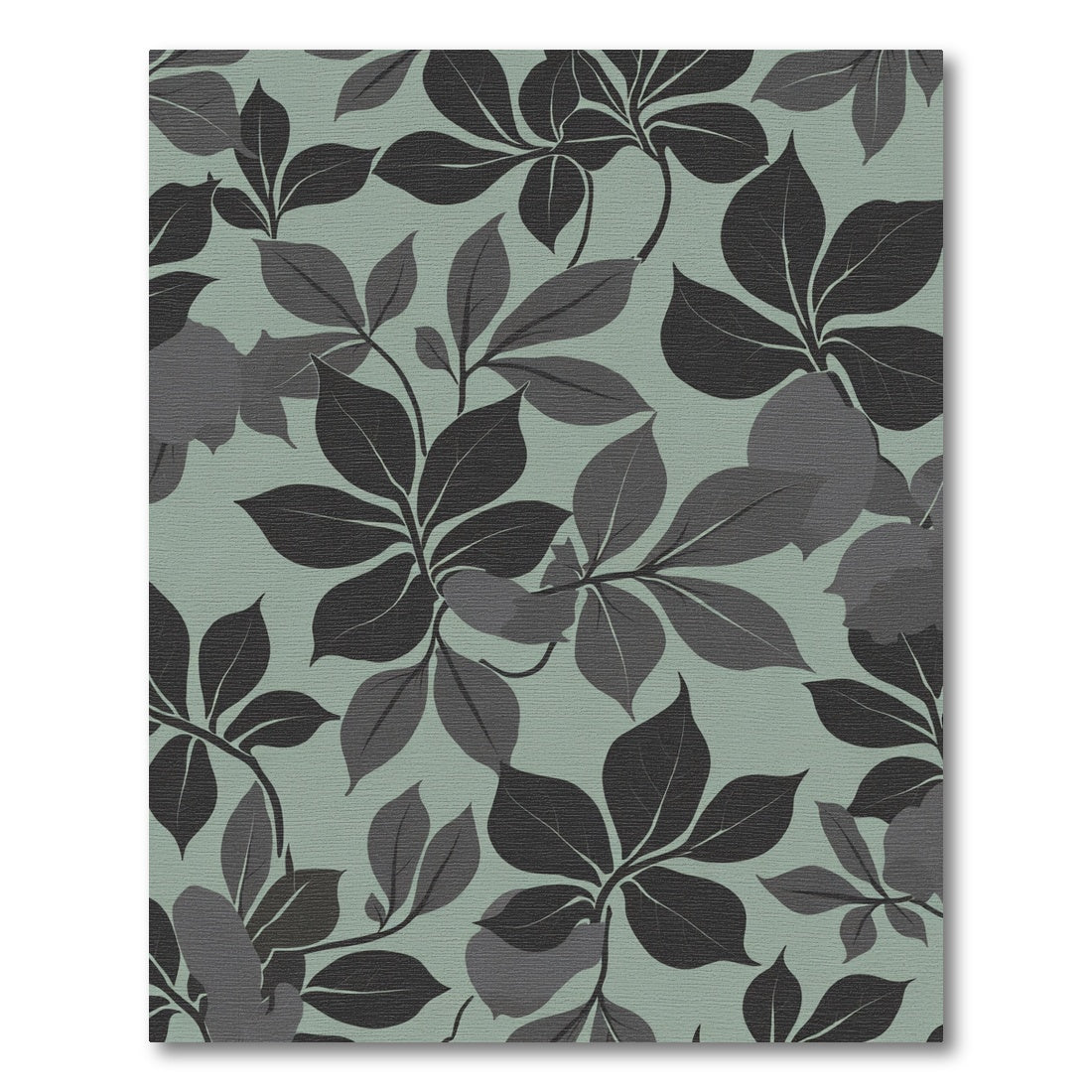 Monochromatic Leafy Vine Arrangement Rug
