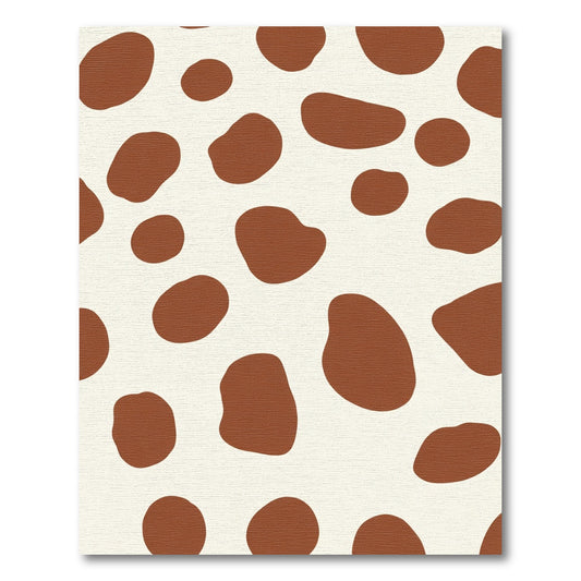 Brown Polka Dot Spots Rug