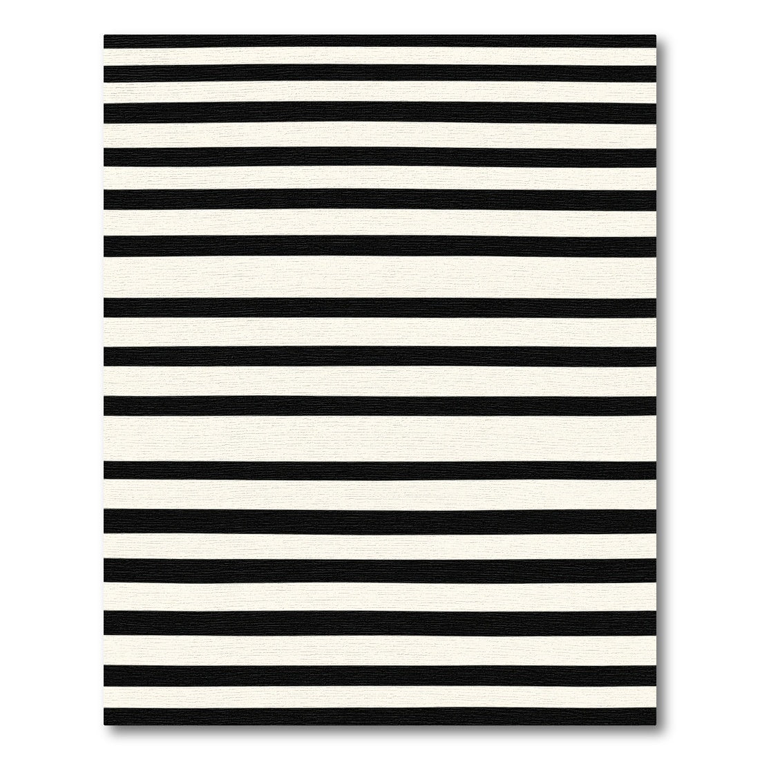 Graphic Linear Black White Rug