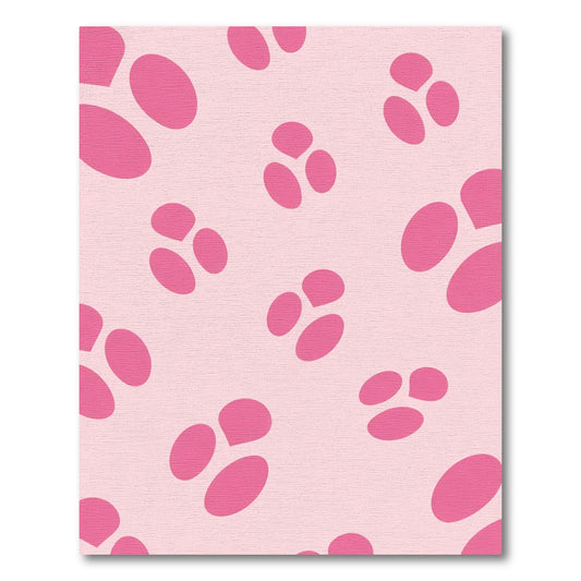 Cute Pink Blob Clusters Rug