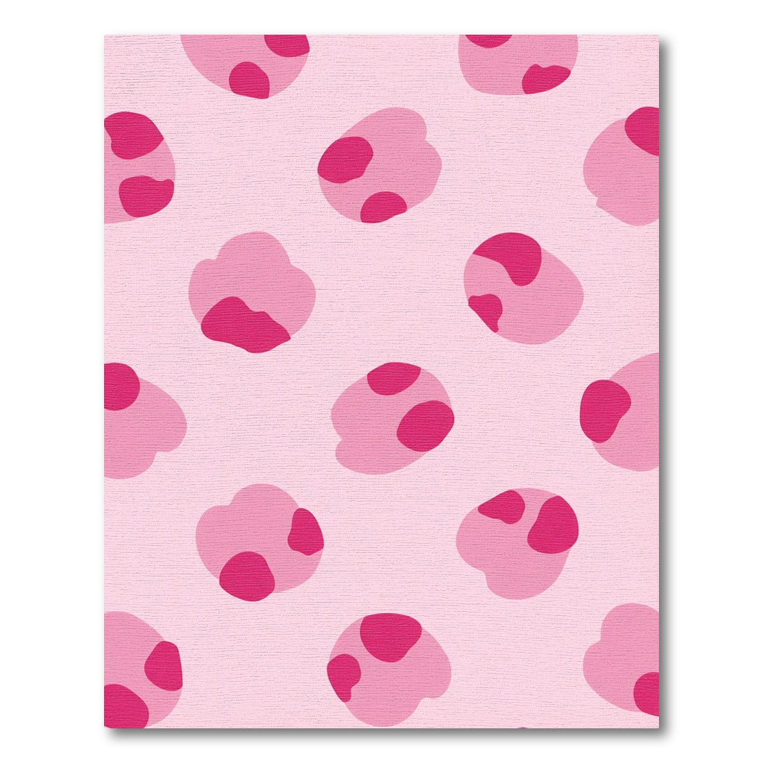 Pink Watercolor Blotches Rug
