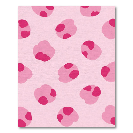 Pink Watercolor Blotches Rug