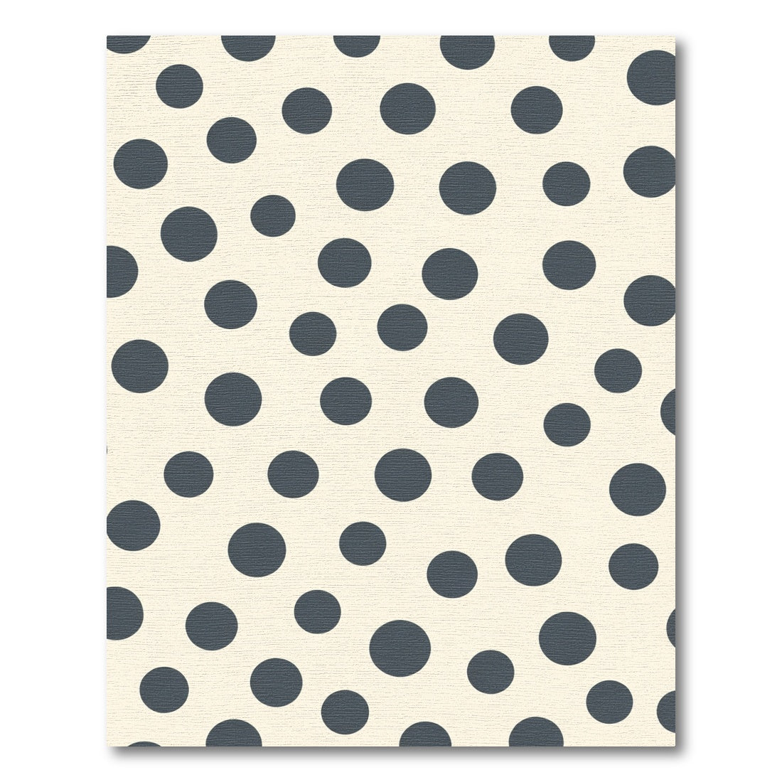 Classic Cream Dark Dotty Circles Rug