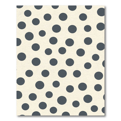 Classic Cream Dark Dotty Circles Rug