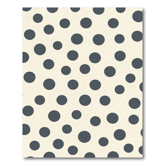 Classic Cream Dark Dotty Circles Rug