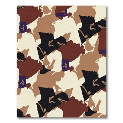 Woodland Camo Abstract Blend Rug