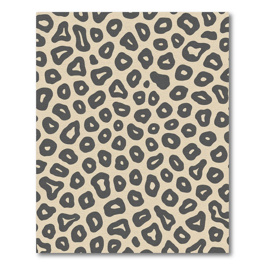 Cream And Grey Spotted Spots Rug