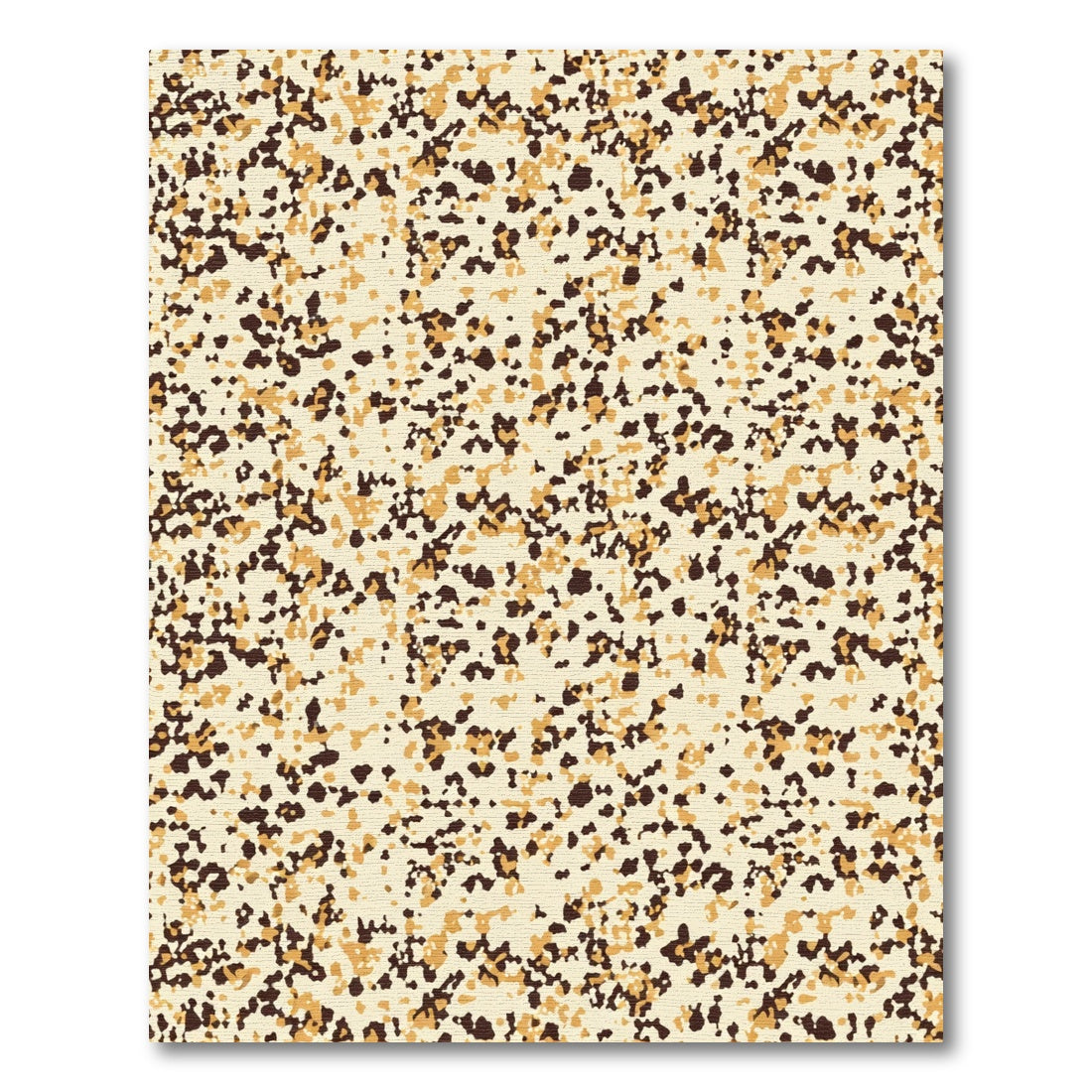 Textured Tan Brown Speckled Abstract Rug