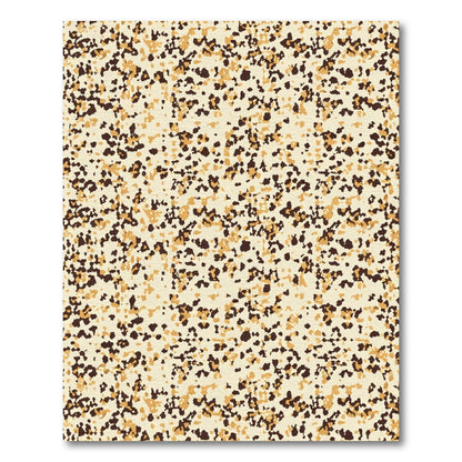 Textured Tan Brown Speckled Abstract Rug