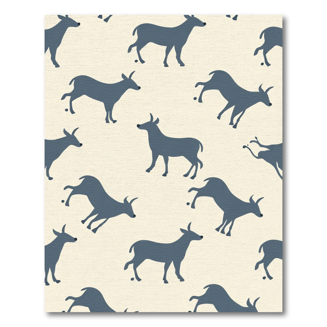 Slate Gray Antelope Repeat Rug