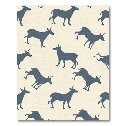 Slate Gray Antelope Repeat Rug