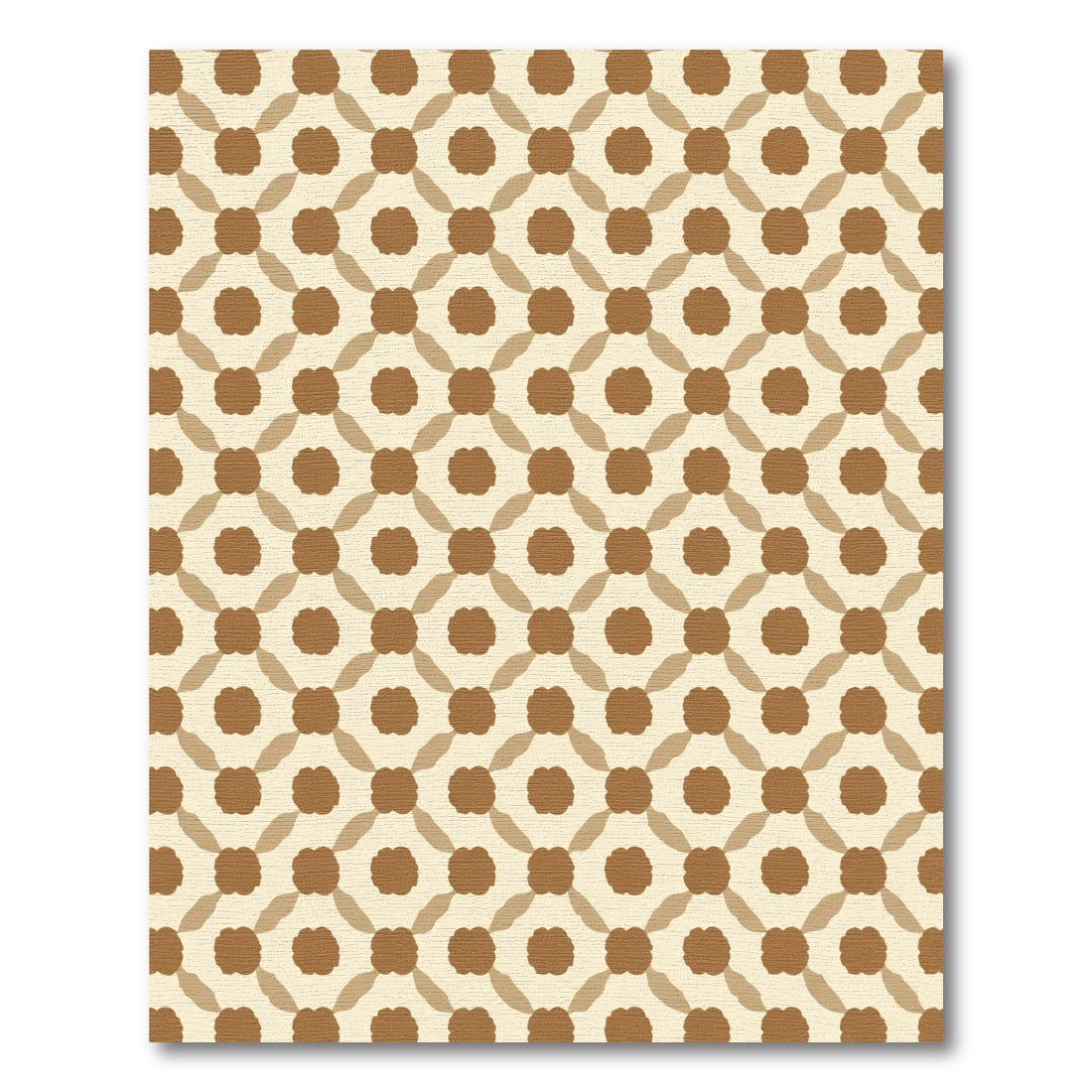 Amber Clover Lattice Repeat Rug