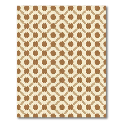Amber Clover Lattice Repeat Rug