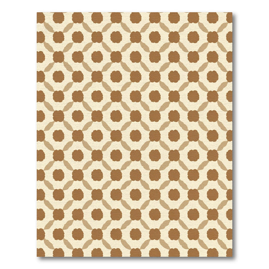 Amber Clover Lattice Repeat Rug