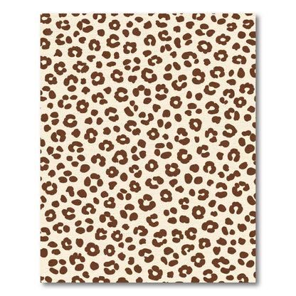 Brown Leopard Spot All-Over Rug