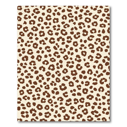 Brown Leopard Spot All-Over Rug