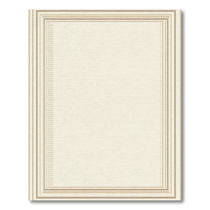 Neutral Earth Tones Modern Stripe Rug