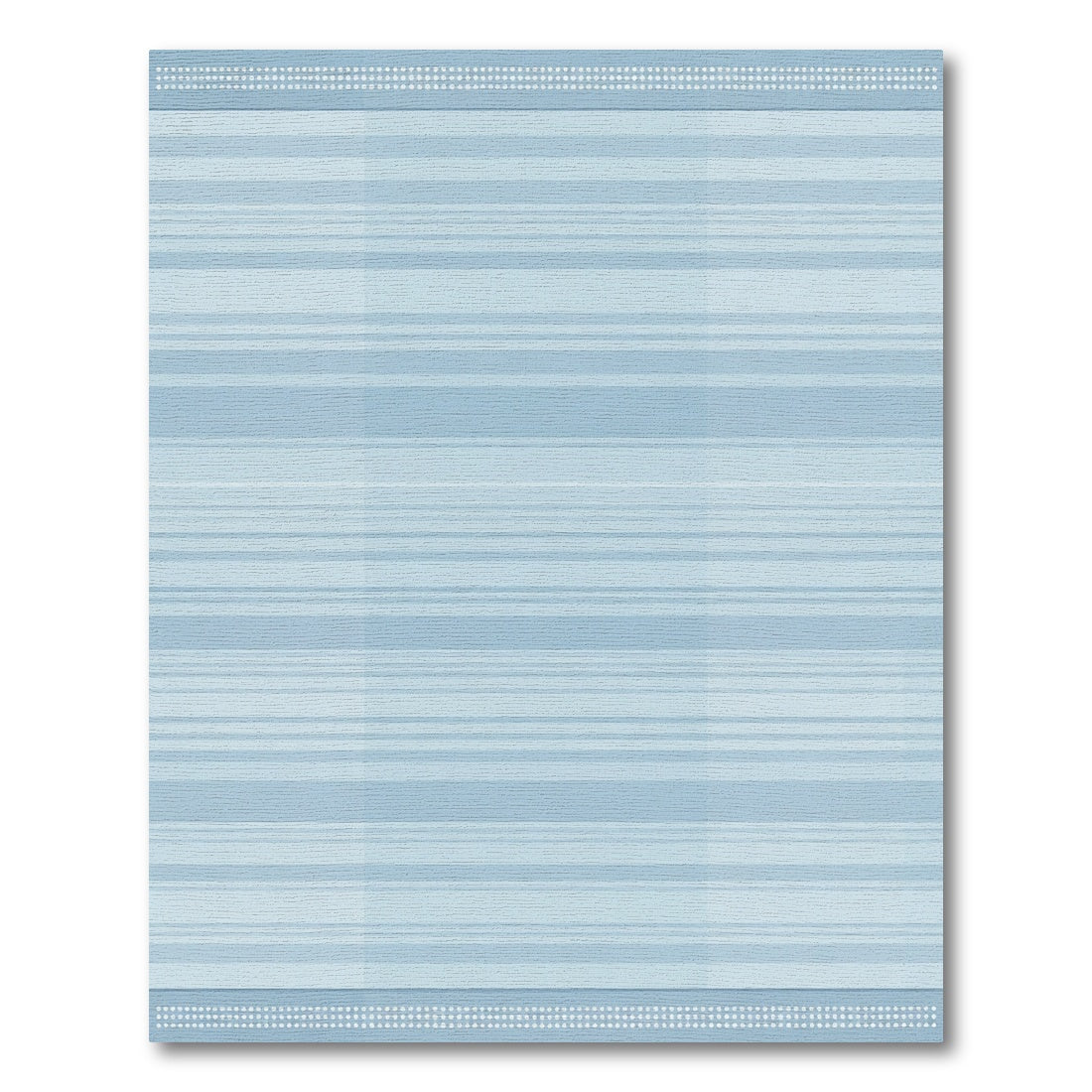 Subtle Blue Striped Horizontal Lines Rug