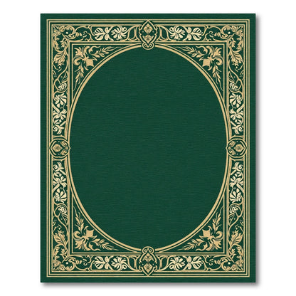 Emerald Gold Ornamental Floral Rug