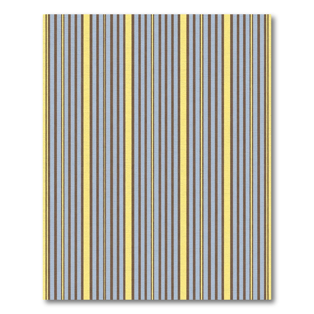 Striped Ochre Sky Brown Lines Rug