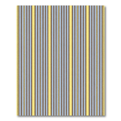 Striped Ochre Sky Brown Lines Rug